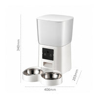 Automatic Pet Feeder Anti-Jam Timed Pet Feeder No Network Connection