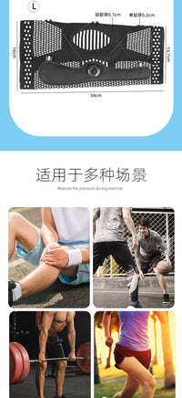 Breathable Knit Nylon Knee Brace with Spring Dial and Silicone Pad for Outdoor Sports