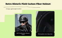 German carbon fiber half helmet