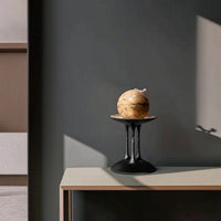 Tabletop Candle Holder Modern Candle Holder with Tray Minimalist for Entryway