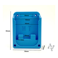 Battery Storage Rack Secure Battery Holder with Handle Portable for Handymen