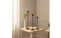 3 Pieces Taper Candle Holder Set Slender Candlestick Holder Set Sleek