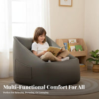 Structured Soft Seating Pod Sofa Comfortable Assistance Floor Chair No Assembly Required Wear-Resistant for Children, Students