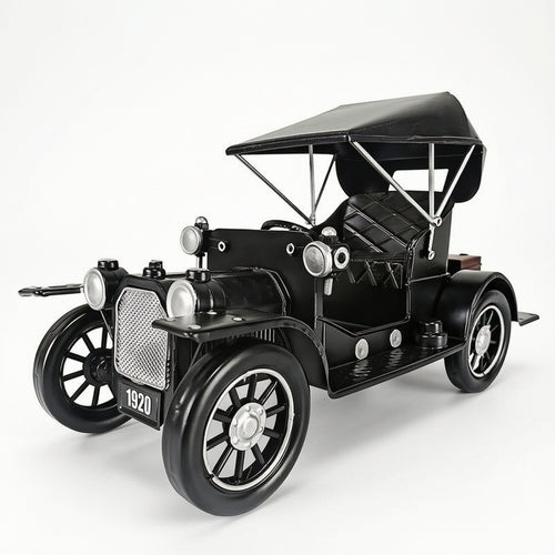 Iron Car Model Retro Ornament Classic for Study Room, Collectors