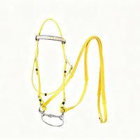 Patent Leather Bridle with Bit - Universal Anti-Slip Adjustable Durable Equestrian Gear