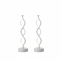 Spiral LED Table Lamp Energy Saving Spiral LED Lamp 3 Color Temperatures for Bar