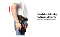 Rigid-Exterior Waist Tool Pouch With | 1680D Nylon, Reinforced Structured Body, Belt Tool Pouch with Pockets, for worksite