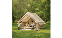 Inflatable Tent with Canopy Waterproof Inflatable Tent with Pump Quick Setup for Campers, Families, Camping, Backyard