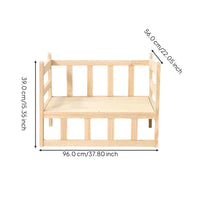 Elevated Cat Bed, Pet Cot, Washable, Calming, Indoor Pad