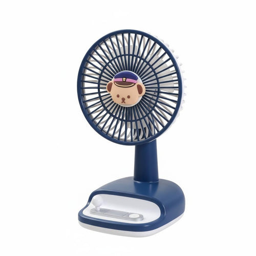 Cartoon Desk Fan 3-Speed Adjustment Cute Creature Desk Fan Compact Size
