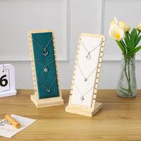 Bamboo Jewelry Display Rack for Necklaces and Pendants