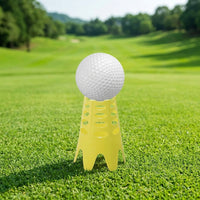 500-Pack Golf Tees, Durable PE Golf Tees, Low Resistance White Golf Tees, Patented for Golfers