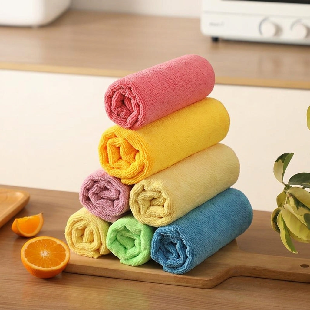 30cm x 40cm Microfibre Cloth for Wet and Dry Use, Versatile Cleaning Cloths for Furniture and Glass, Multi-Surface Automotive and Kitchen Tool