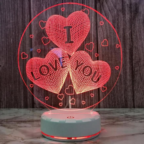 RGB dimmable night light, portable, rechargeable, ideal gift