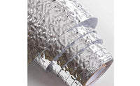 Water Wave Wallpaper Cut to Size Peel and Wallpaper Waterproof Self Mirror Film for Ceiling, Commercial Areas, Furniture Refinishing
