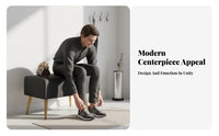 Narrow Shoe-Changing Stool Modern Design Entryway Seating Cushioned Seat