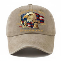 Commemorative Edition USA 250th Anniversary Hat 100% Cotton USA 250th Anniversary Cap Adjustable Fit Patriotic Hat Breathable Material for Men
