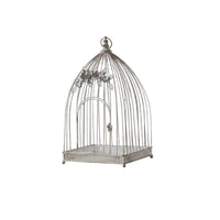 Birdcage with Arched Door Rustic Decorative Birdcage Charming for Weddings