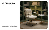 rotate Chair with Casters Height Adjustable Office Furniture Shell-Shaped spine support