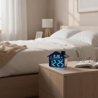 Illuminated Digital Alarm Clock Multifunctional Illuminated Alarm Clock Home Electronics Minimalist Design for Bedroom
