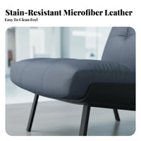 Single Sofa Chair Minimalist Design Upholstered Tub Chair Modern and design firm-density Foam padding for Adults, Cafe, salon