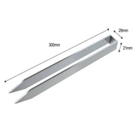 4 Pieces C Shaped Ground Anchor Pointed Metal Ground Peg Rust Resistant Yard Stakes for Gardeners