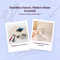 Induction Faucet Detector, Touchless Bathroom Sink Controller, Battery-Operated Accessory for enhancement, Easy Installation