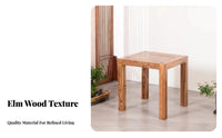 Multifunctional Square Wooden Pedestal Mortise and Tenon Joinery Square Display Platform Long-Lasting Construction Home Decoration Two-Tier Storage for Plant Owners, Interior Decorators, Tea Room, Shelf, Tabletop, Balcony
