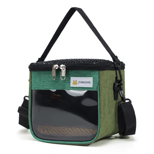 Small Animal Carrier Bag Breathable Mesh Soft-Sided Pet Carrier Adjustable Shoulder Strap