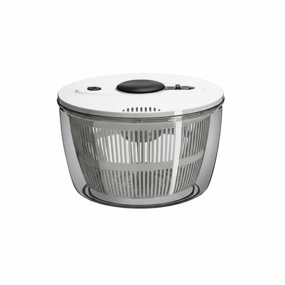 Quick Draining Manual Salad Dryer Easy to Clean Push Pump Salad Dryer Large Capacity Lettuce Dryer Single-Press Stop Button