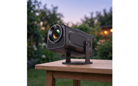 Image Alignment Correction Portable Display Device Adjustable Display Device with Controller Control Compact Built-in Speakers for Travelers, Backyard Movie Nights