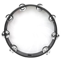10-Inch Hand Shaken Tambourine for Children, Double Row Colorful, Dance Exam Prop, Hand Drum