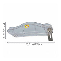 Dust Cover Guard Transparent Table Cover Warning Label