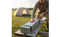 IXPE Foam Camping Mat Lightweight Folding Sleeping Mat Includes Storage Bag Honeycomb Foam Pad for Hikers, Outdoor