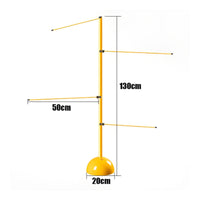 Ball Handling Training Pole Adjustable Height Basketball Dribbling Stick for Gym