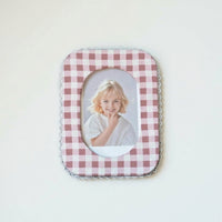 Plush Photo Frame, Abstract Style