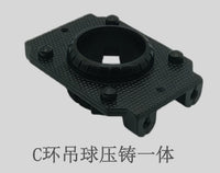 风扇灯配件龙凤吊架天花固定架吸顶承重架底座悬挂支架挂钩架中山