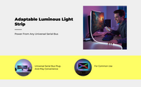 Music Sync RGB LED Strip USB 5V