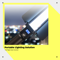 Dimmable rechargeable RGB LED light