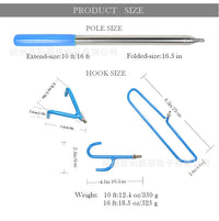 4.8m Stainless Steel Telescopic Disc Golf Pickup Tool