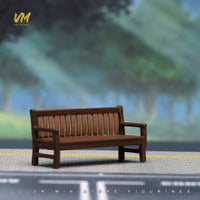 VM 1/64 Scale Oil Drum Bench Trash Can Miniature Scene Model Hand-Painted Resin Figure