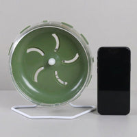Hamster Wheel with Stand, Silent Running Wheel for Hamster Exercise, Quiet Syrian Hamster Running Surface, Small Pet Toy Gear