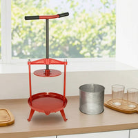 Juice Press with T-Handle Hand-Operated Manual Wine Press Easy to Use