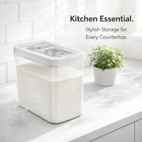 Large Cereal Storage Container, Airtight Grain Storage Bin, Kitchen Storage Cont #variant:Medium