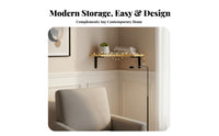 Tiered Fan-Shaped Organizer Space-Saving Tiered Fan-Shaped Rack Stable framework