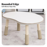 Adjustable kidney bean-shapedShaped Table and Chair Ergonomic Design children's Furniture