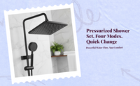 High-pressure rainfall showerhead.