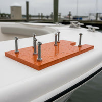Bow Quick Release Plate High Load Capacity No Drill Bow Pad Aluminum Boat Padboard for Anglers, Boating, Fishing Boats