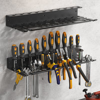 Hardware Tool Storage Rack Wall-Mounted Organizer for Screwdrivers, Hammers, Pliers, Wrenches