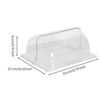 Food Display Cover with Flip Opening Versatile Pastry Cover with Flip Lid